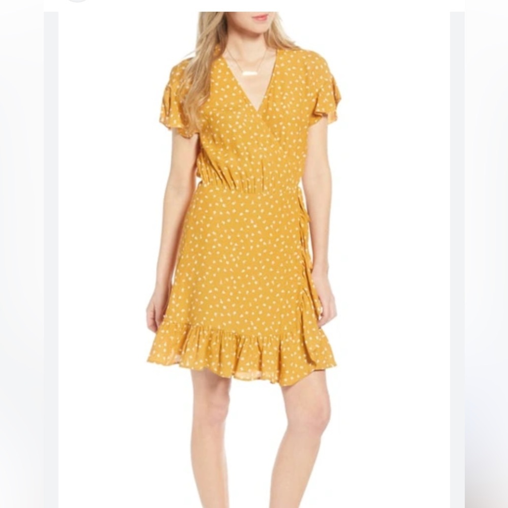 Rails Koreen Wrap Dress- Marigold- size S- excellent condition!!